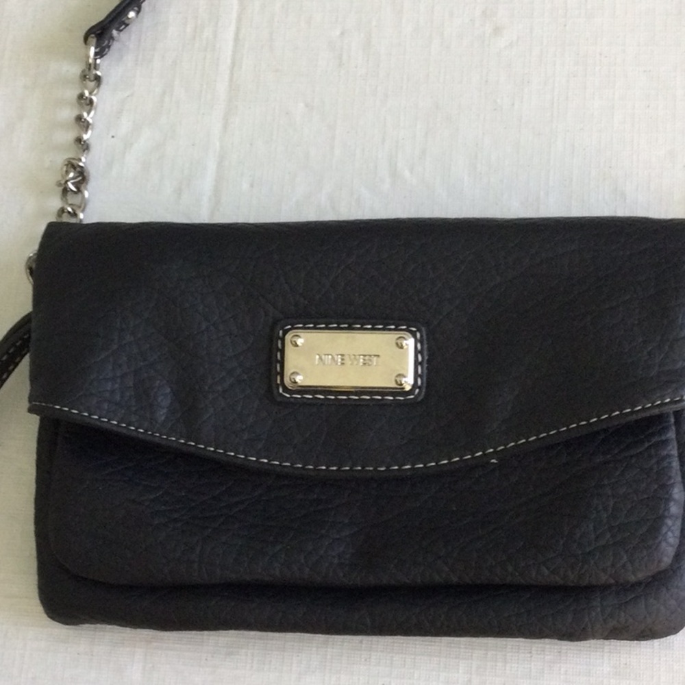 Nine West Black Leather Women's Bag *